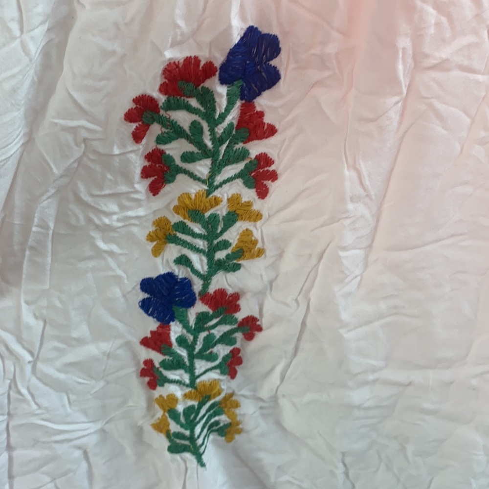 Shoreline White Embroidered Dress Sz XL - Picture 3 of 13